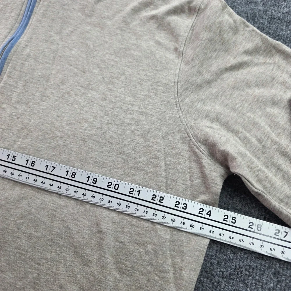 johnnie-O Quarter Zip Pullover Sweater XL Tan Beige‎ Lyocell Blend Mens Golf Top